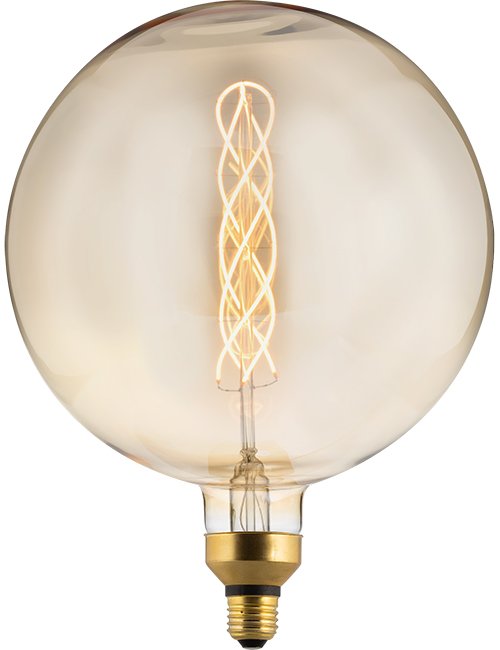 SPL LED E27 Filament XXL FleX Globe G300x400mm 230V 250Lm 6W 2000K 920 360° AC Gold Dimmable 2000K Dimmable - LF023900105