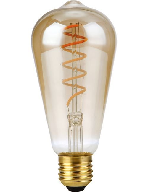 SPL LED E27 Filament FleX AX Rustika ST64x140mm 230V 200Lm 4W 2000K 920 360° AC Gold Dimmable 2000K Dimmable - LX023961305