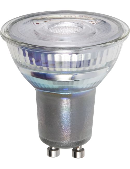 SPL LED GU10 MR16 Glass 50x54mm 230V 320Lm 55W 2700K 927 38° AC 3 Step Dimmable 2700K Specific - L642762927