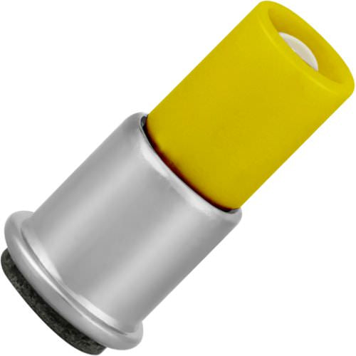 Schiefer T1 3/4 Midget Flanged 6x16mm Starled 6V 10mA AC/DC Clear Yellow 25000h K Non-Dimmable - 940920614