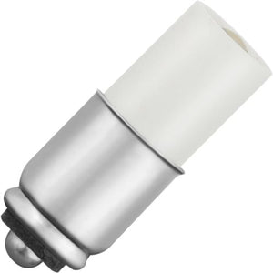 Schiefer T1 3/4 Midget Grooved 6x16mm Starled 6V 10mA AC/DC Clear White 25000h 6500K Non-Dimmable - 950920201