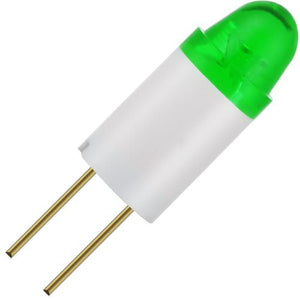 Schiefer T1 3/4 Bi Pin 6x16mm Starled 12V 10mA AC/DC Clear Green 25000h K Non-Dimmable - 970929113