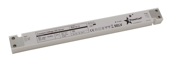 PowerLED PLV-75-12 Slimline  75W 12V Non Dimmable