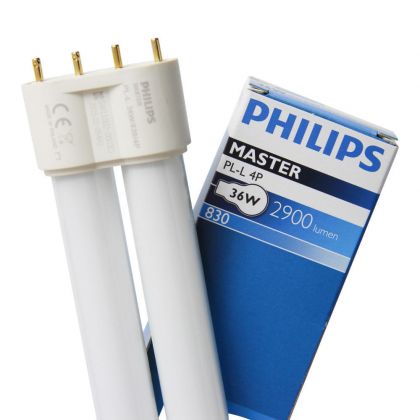 Philips MASTER PL-L 36W/830/4P 1CT/25 - MASTER PL-L 36W - 830 Warm White | 4 Pin