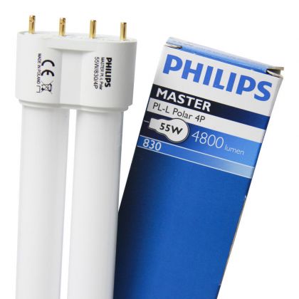 Philips MASTER PL-L 55W - 830 Warm White | 4 Pin