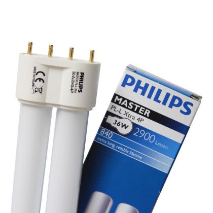 Philips MASTER PL-L Xtra 36W/840/4P 1CT/25 - MASTER PL-L Xtra 36W - 840 Cool White | 4 Pin