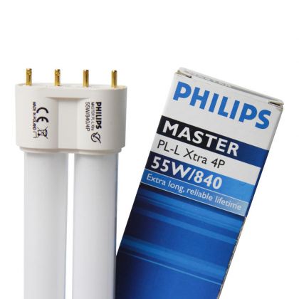 Philips MASTER PL-L Xtra 55W/840/4P 1CT/25 - MASTER PL-L Xtra 55W - 840 Cool White | 4 Pin