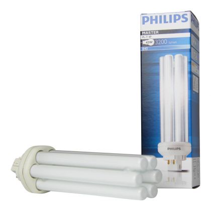 Philips MASTER PL-T 42W/840/4P 1CT/5X10BOX - MASTER PL-T 42W - 840 Cool White | 4 Pin