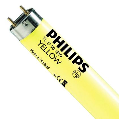 Philips TL-D Colored 18W Yellow 1SL/25 - MASTER TL - D 18W - Yellow | 60cm