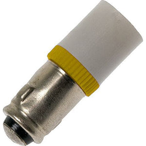 Schiefer T1 3/4 Ba5s 6x16mm Starled 24V 10mA AC/DC Clear Yellow 25000h K Non-Dimmable - 050937304