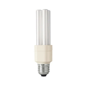 Philips 240v 11w E27/ES Extra Warmwhite/827 Double Turn Compact Fluorescent.