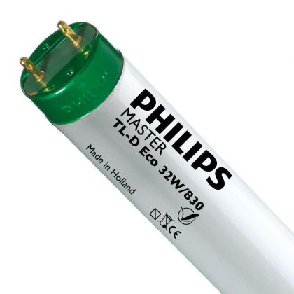 Philips MASTER TL-D Eco 32W/830 SLV/25 - MASTER TL - D ECO 32W - 830 Warm White | 120cm