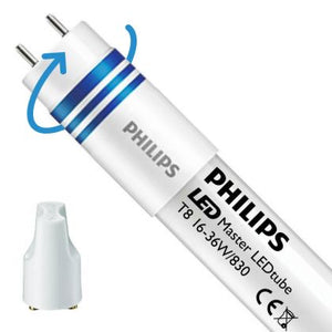 Philips MAS LEDtube UN 1200mm UO 16W830 T8 - LED Tube T8 MASTER (UN) Ultra Output 16W 2300lm - 830 Warm White | 120cm - Replaces 36W