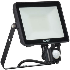 EcoLink LED Flood Light  30W  4000K  2550lm  PIR SENSOR  IP65