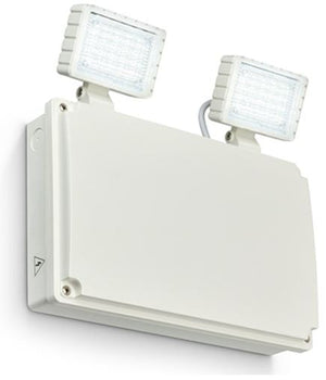 EcoLink LED Emergency Twinspot  9W  2x500lm  3HR Manual  IP65