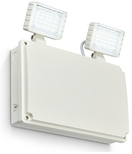 EcoLink LED Emergency Twinspot  9W  2x500lm  3HR Manual  IP65