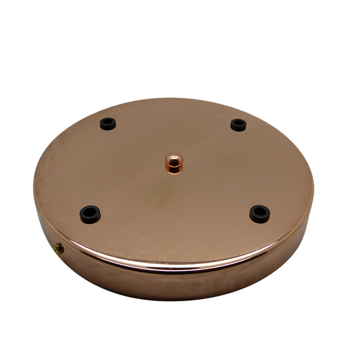 05647 Ceiling Rose Copper 200mm Ø 4-hole