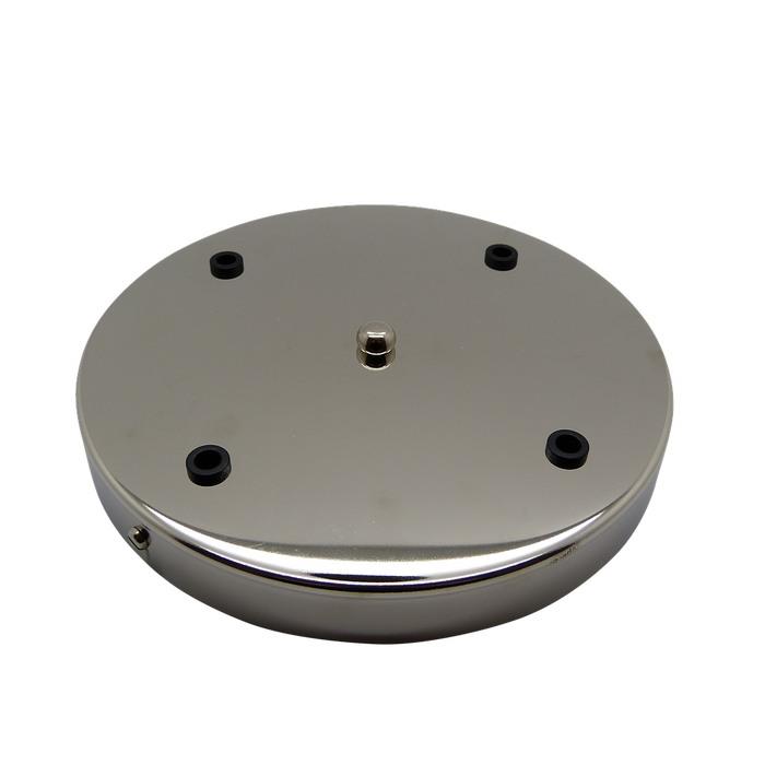 05638 Ceiling Rose Nickel 200mm Ø 4-hole