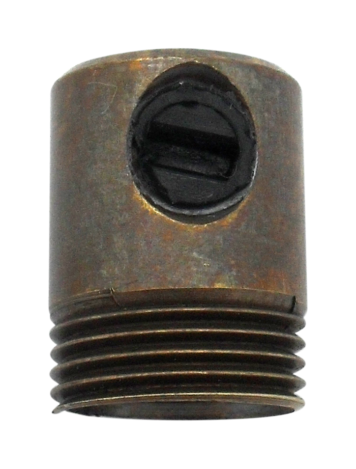 05892 - Cordgrip Adaptor with Side Screw Antique Brass Male 1/2"