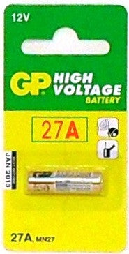 12183 - 12V Slim Alarm Battery 27A Card of 1