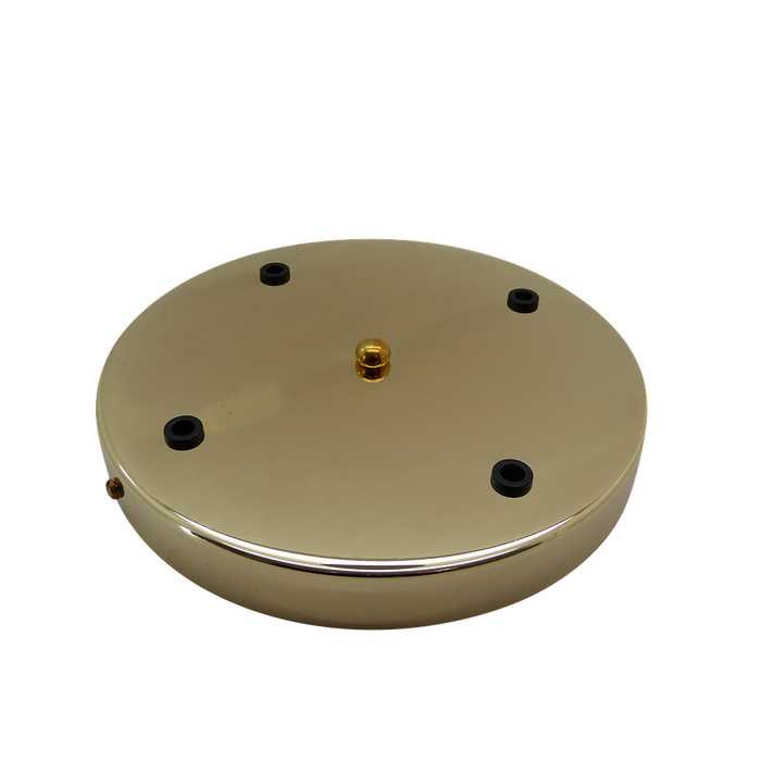 05634 Ceiling Rose Brass 200mm Ø 4-hole