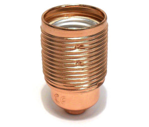 Lampfix 05114 Continental Lampholder 10mm ES Copper Threaded Lampholder LampFix - Sparks Warehouse