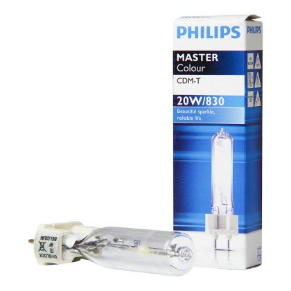 Philips MASTERC CDM-T 20W/830 G12 1CT/12 - MASTERColour G12 CDM-T 20W - 830 Warm White