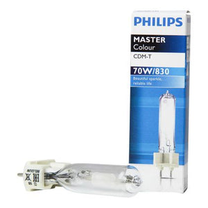 Philips MASTERC CDM-T 70W/830 G12 1CT/12 - MASTERColour G12 CDM-T 70W - 830 Warm White