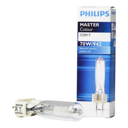 Philips MASTERC CDM-T 70W/942 G12 1CT/12 - MASTERColour G12 CDM-T 70W - 942 Cool White | Best Colour Rendering