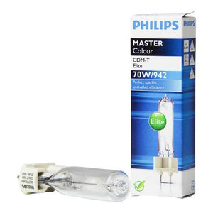 Philips MASTERColour G12 CDM-T Elite 70W - 942 Cool White | Best Colour Rendering