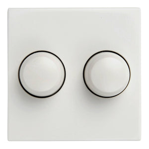 Bailey 140352 - Tradim 06811 Cover+buttons (duo) Gira 55 White Bailey Bailey - The Lamp Company