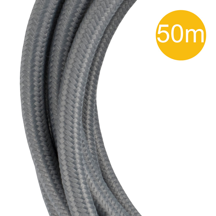 Bailey - 145038 - Textile Cable 3C 50M Grey