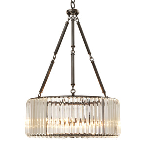 Bailey 140832 - Chandelier Alistair Single Black Metal Bailey Bailey - The Lamp Company