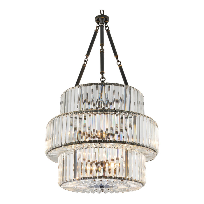 Bailey 140834 - Chandelier Alistair Triple Black Metal