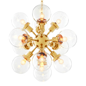 Bailey 140848 - Chandelier Carlisle Gold Bailey Bailey - The Lamp Company