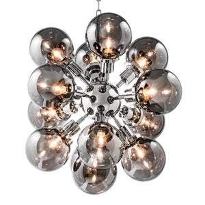 Bailey 140849 - Chandelier Carlisle Nickel Smoke Bailey Bailey - The Lamp Company