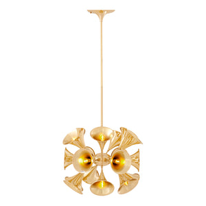 Bailey 140868 - Chandelier Louis Gold Bailey Bailey - The Lamp Company