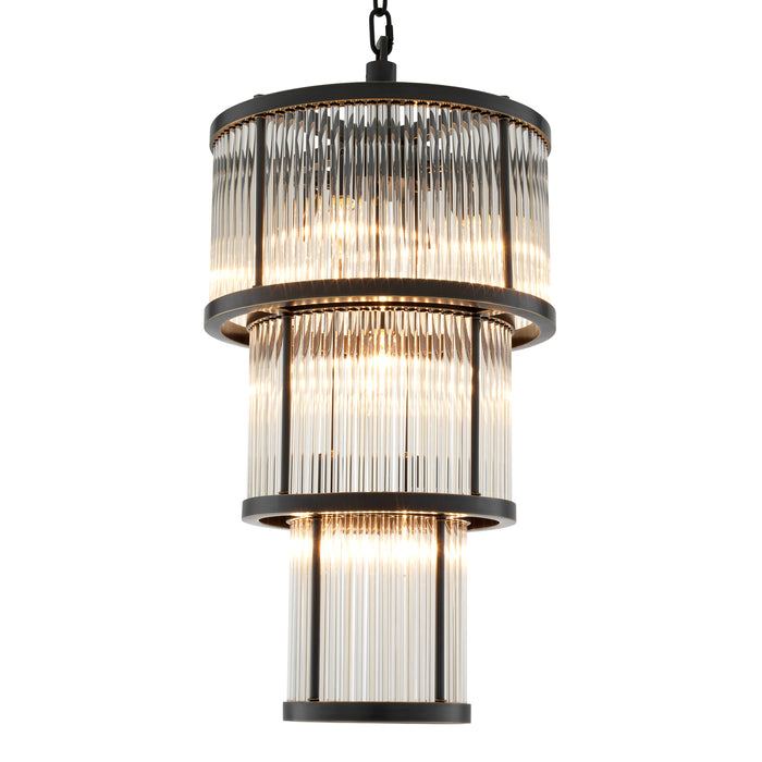 Bailey 140878 - Chandelier Lancaster Zinc Clear