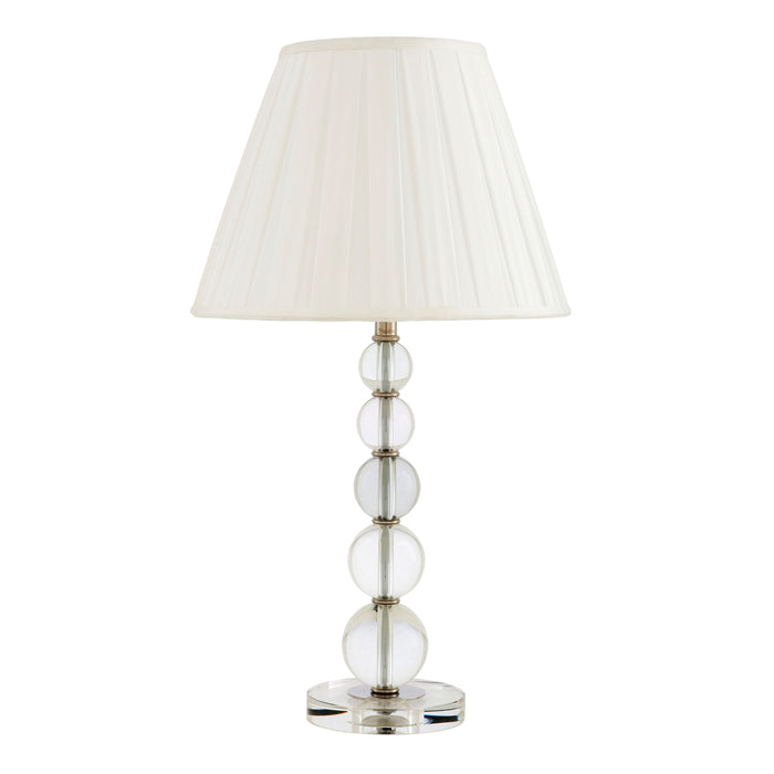 Bailey 140887 - Table Lamp Burgess Nickel White Shade