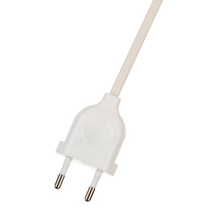 Bailey 141089 - Cord with European plug White 200cm Bailey Bailey - The Lamp Company