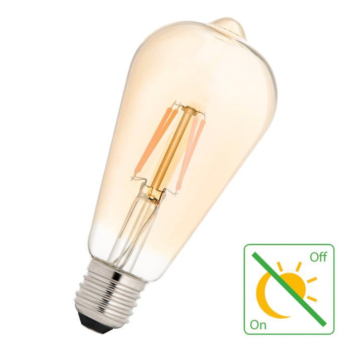 Bailey - 141867 - LED FIL Night Sensor ST64 E27 4W (29W) 300lm 822 Gold