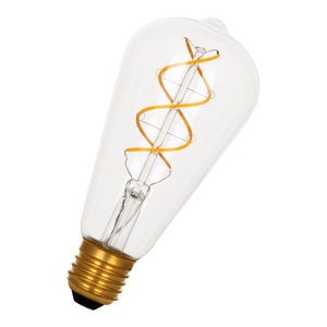 Bailey - 144335 - SPIRALED Basic ST64 E27 DIM 5W (28W) 300lm 822 Clear Light Bulbs Bailey - The Lamp Company