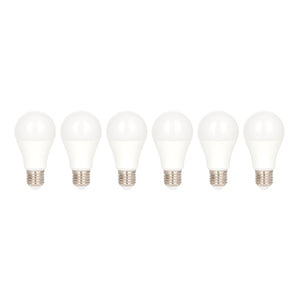 Bailey - 144582 - EcoPack 6pcs LED A60 E27 6W (42W) 510lm 827 Opal Light Bulbs Bailey - The Lamp Company