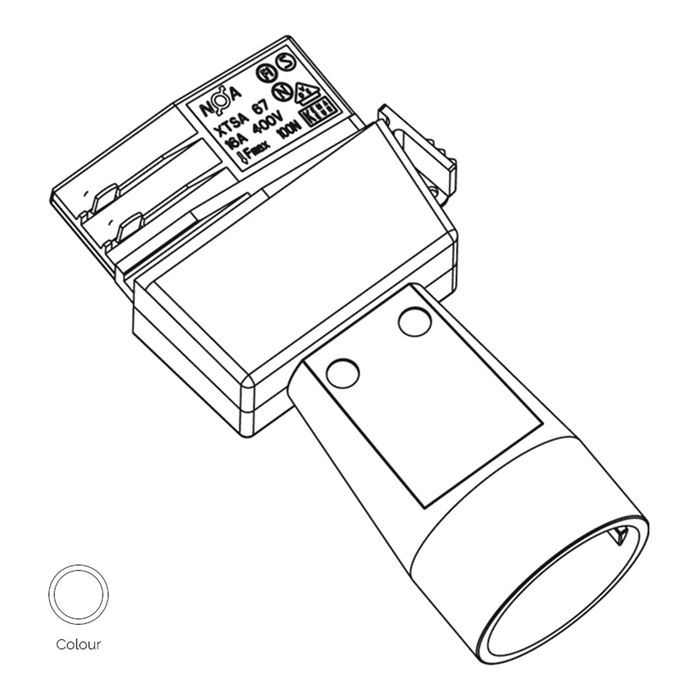 Bailey 142146 - XTSA 67S-3 Schuko Adapter White 3-Circuit