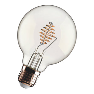 Bailey 142246 - LED Metal Spiral G95 E27 5.5W 2700K Clear Bailey Bailey - The Lamp Company