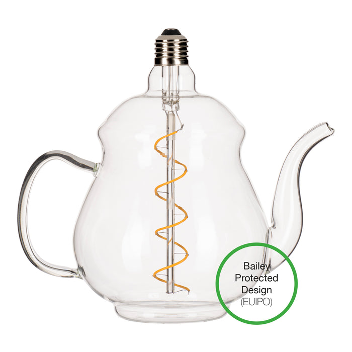 Bailey - 142440 - LED Teapot Earl E27 DIM 4W 240lm 922 Clear