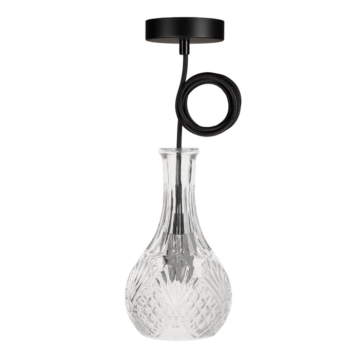 Bailey - 142455 - Crystal Pendant Johnnie E27 Glass 1.5M