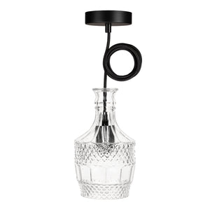 Bailey - 142456 - Crystal Pendant James E27 Glass 1.5M Light Bulbs Bailey - The Lamp Company