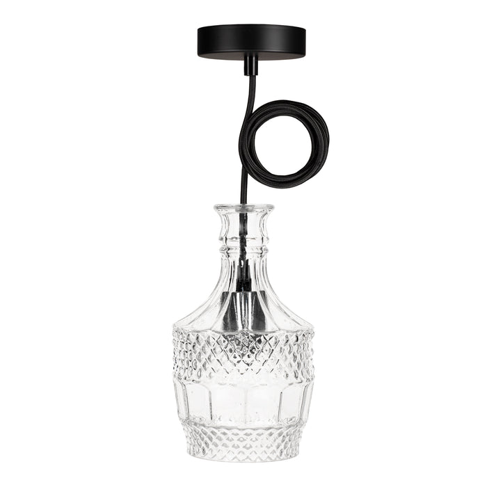 Bailey - 142456 - Crystal Pendant James E27 Glass 1.5M