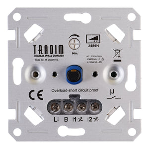 Bailey 142679 - Tradim 2489H Digital LED Dimmer 3-500W Bailey Bailey - The Lamp Company